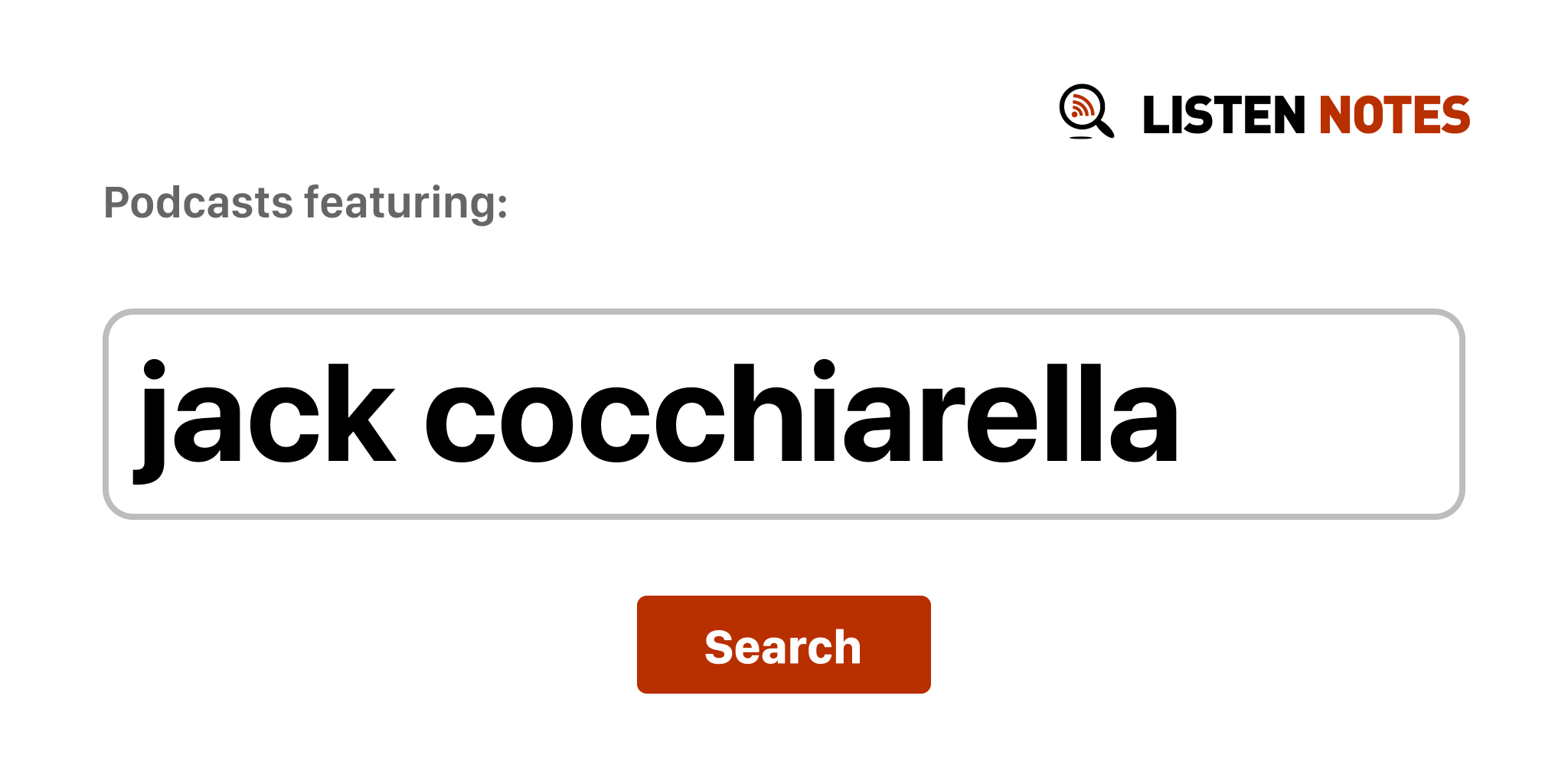 Jack Cocchiarella Top podcast episodes